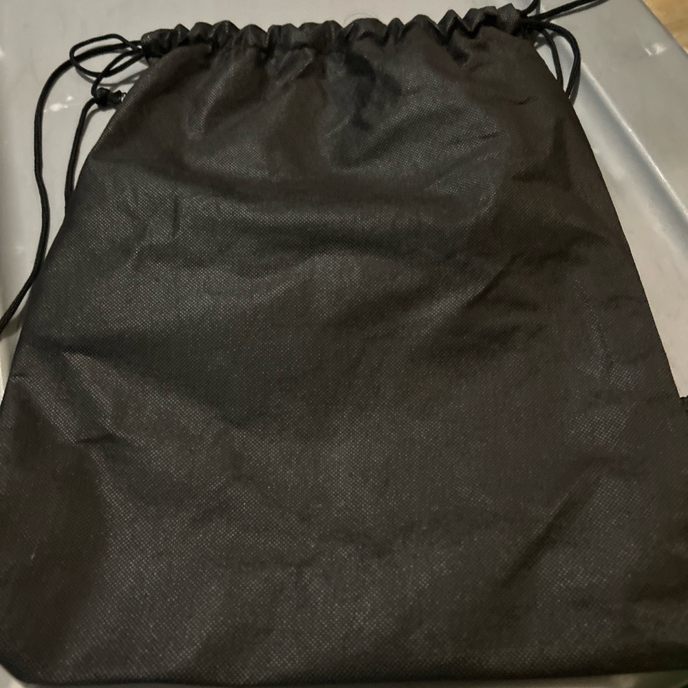 Black Drawstring Backpack - Picture 2 of 2